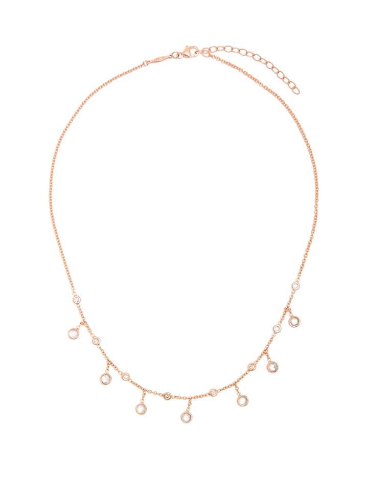 Jacquie Aiche Diamond, Moonstone & Rose-gold Necklace
