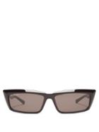 Matchesfashion.com Balenciaga - Rectangular Cat Eye Optyl Sunglasses - Mens - Black