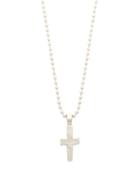 Matchesfashion.com Aris Schwabe - Cross Pendant Sterling Silver Necklace - Mens - Silver