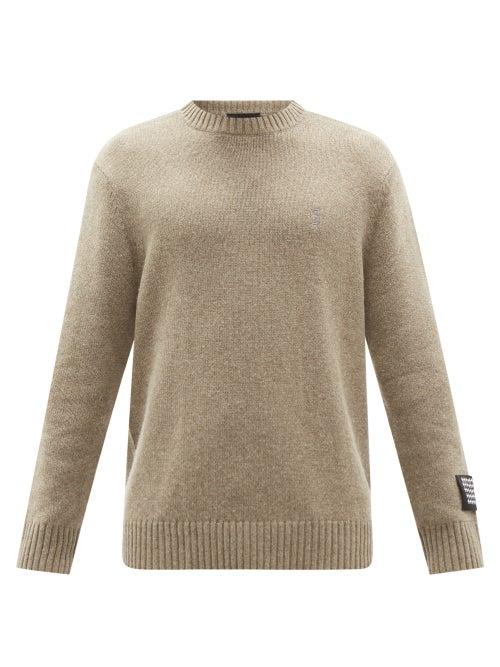 Ksubi - Dollar-embroidered Knitted Sweater - Mens - Green
