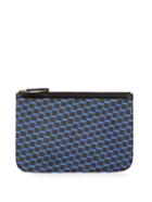 Pierre Hardy Cube-print Coated-canvas Pouch