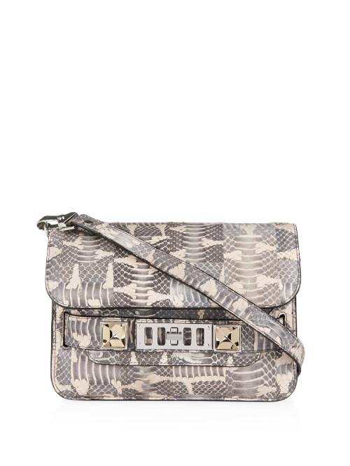 Proenza Schouler Ps11 Mini Snakeskin Shoulder Bag