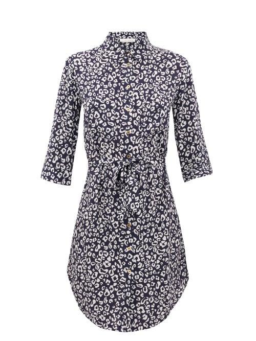 Matchesfashion.com Heidi Klein - Tanzania Leopard-print Shirt Dress - Womens - Leopard
