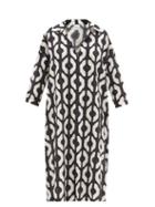 Matchesfashion.com Max Mara Beachwear - Malesia Kaftan - Womens - Navy Print