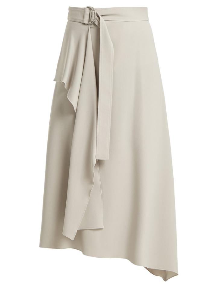 Joseph Sybil Belted Asymmetrical Skirt