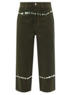 Ladies Rtw Marni - Tie-dye Wide-leg Jeans - Womens - Green
