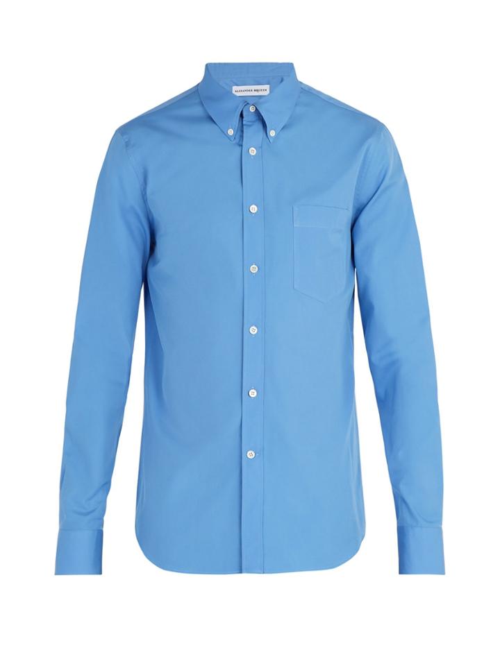 Alexander Mcqueen Slim-fit Cotton-poplin Shirt