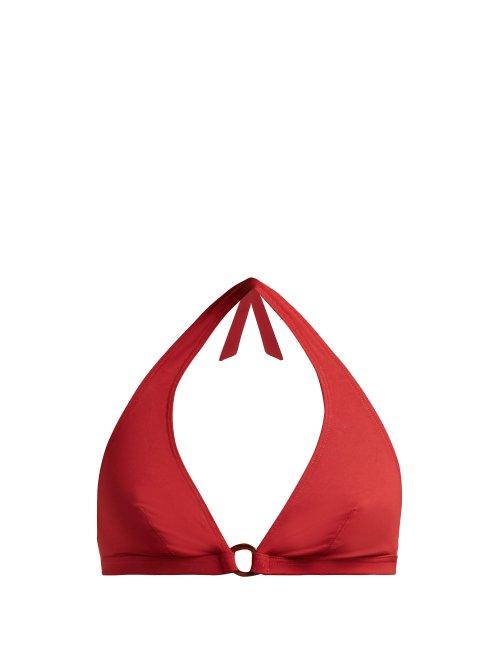 Matchesfashion.com Max Mara Beachwear - Genarc Bikini Top - Womens - Red