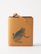 Loewe - X Bernard Leach Frog-print Wallet - Womens - Tan