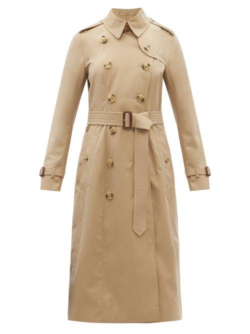 Ladies Rtw Burberry - Chelsea Long Gabardine Trench Coat - Womens - Beige