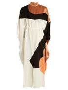Roksanda Enga Drawstring-waist Silk Midi Dress