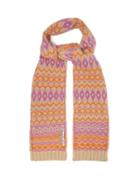 Matchesfashion.com Acne Studios - Fair Isle Wool Scarf - Womens - Pink