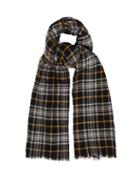 Matchesfashion.com Isabel Marant - Simona Checked Wool Blend Scarf - Womens - Black