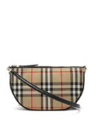 Matchesfashion.com Burberry - Olympia Small Vintage-check Canvas Shoulder Bag - Womens - Beige Multi