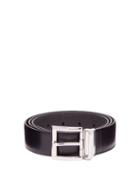 Matchesfashion.com Prada - Reversible Leather Belt - Mens - Black