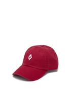 Matchesfashion.com Marcelo Burlon - Embroidered Logo Cotton Twill Baseball Cap - Mens - Red
