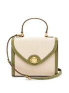 Matchesfashion.com Mark Cross - Valentina Monogram Canvas Handbag - Womens - Khaki Multi
