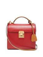 Matchesfashion.com Mark Cross - Sara Bi Colour Caviar Leather Bag - Womens - Red Multi