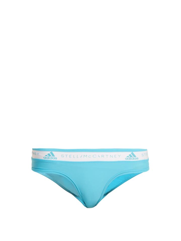 Adidas By Stella Mccartney Logo-print Bikini Briefs