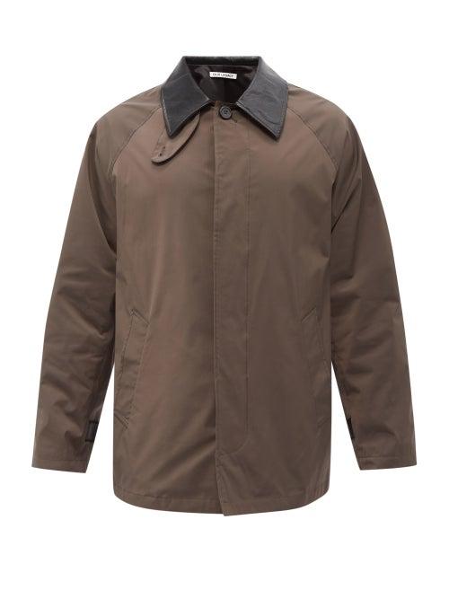 Our Legacy - Raglan-sleeve Canvas Coat - Mens - Brown