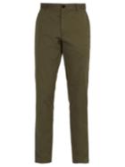 Burberry Slim-leg Cotton Chino Trousers