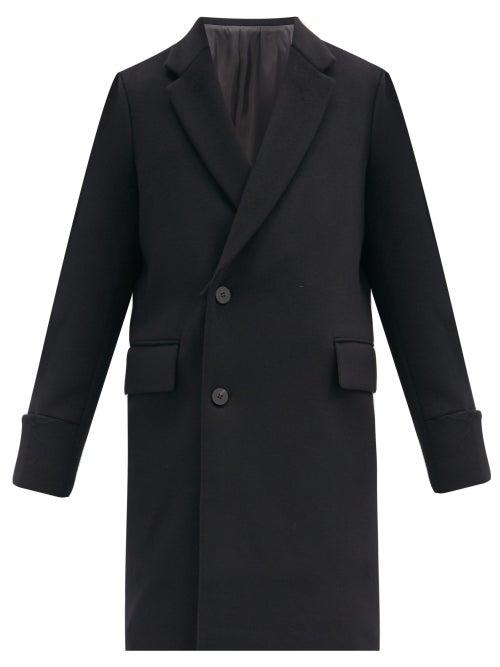 Matchesfashion.com Wooyoungmi - Double-breasted Wool-blend Coat - Mens - Black