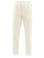 Palm Angels - Logo-print Jersey Track Pants - Mens - White