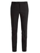 Matchesfashion.com Saint Laurent - Slim Leg Pinstripe Wool Blend Suit Trousers - Mens - Black Multi