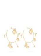 Matchesfashion.com Ryan Storer - Flores Muertas Gold Plated Hoop Earrings - Womens - Gold