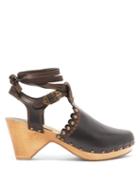Matchesfashion.com Isabel Marant - Tulee Studded Leather Clog Sandals - Womens - Black