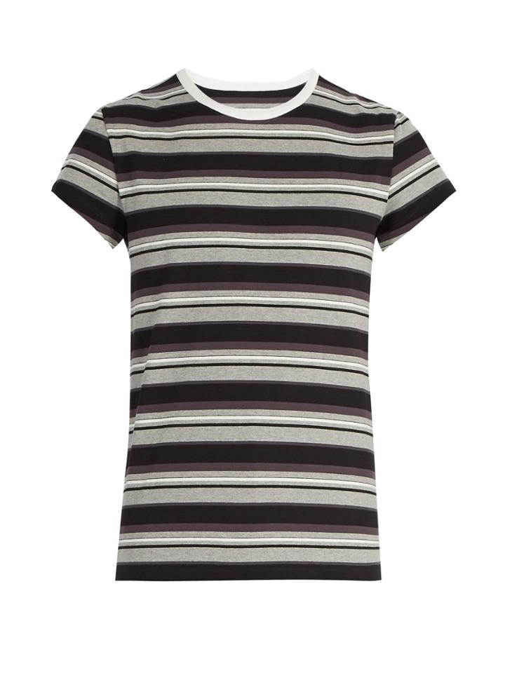 Maison Margiela Striped Cotton-jersey T-shirt
