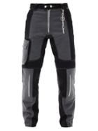 Matchesfashion.com Gmbh - Patchwork Straight-leg Jeans - Mens - Black Grey