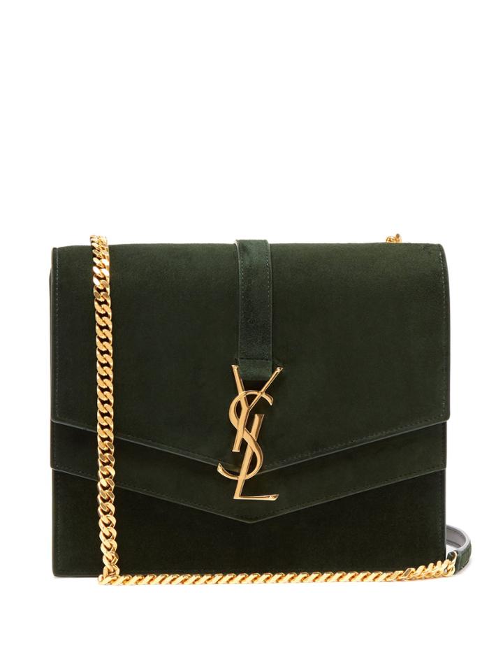 Saint Laurent Sulpice Medium Suede Cross-body Bag