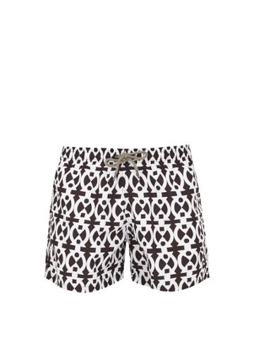 Okun Adinkra Boa-print Swim Shorts
