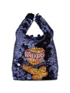 Matchesfashion.com Anya Hindmarch - Walkers Sequinned Recycled-satin Tote Bag - Womens - Purple Multi