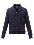 Polo Ralph Lauren - Flag-jacquard Shawl-collar Cotton Cardigan - Mens - Navy