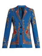 Roberto Cavalli Enchanted Garden-print Blazer