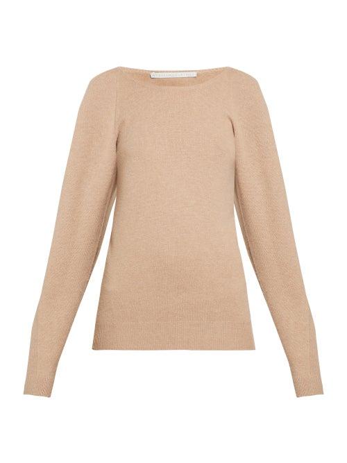 Matchesfashion.com Stella Mccartney - Zipped Sweater - Womens - Beige