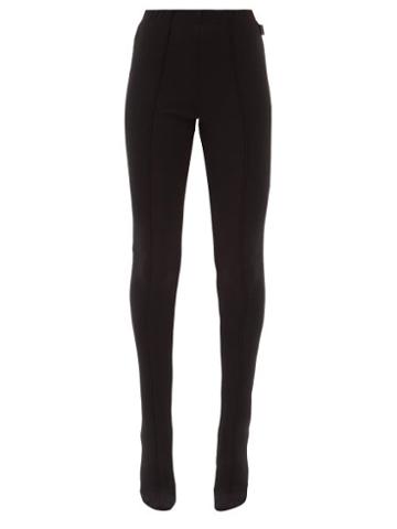 Matchesfashion.com Balenciaga - Dynasty Jersey Leggings - Womens - Black