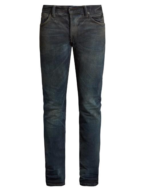 Mastercraft Union Slim Tapered-leg Washed-resin Jeans