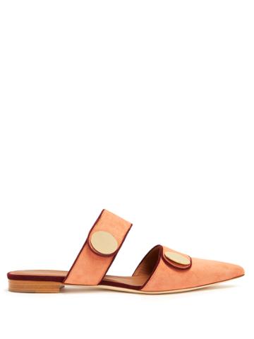 Malone Souliers X Roksanda Lee Backless Suede Flats
