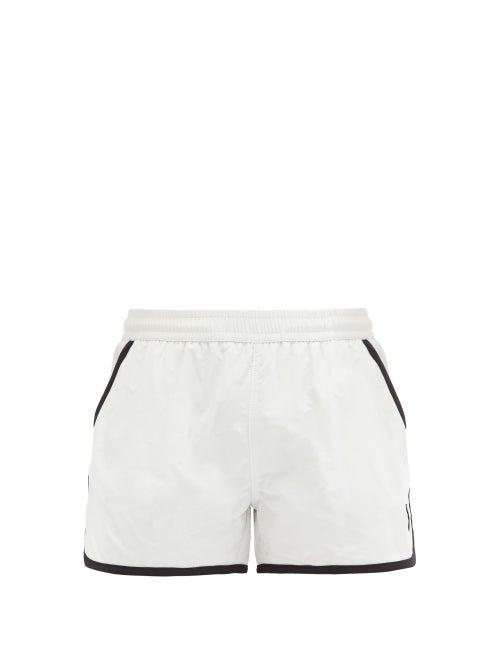 Matchesfashion.com Ami - Ami De Coeur Swim Shorts - Mens - Cream Multi