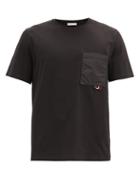 Matchesfashion.com Moncler - Patch-pocket Cotton-jersey T-shirt - Mens - Black