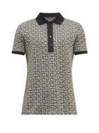 Balmain - Monogram-jacquard Cotton-piqu Polo Shirt - Mens - Black