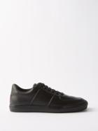 Moncler - Neue York Leather Trainers - Mens - Black