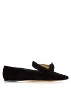 Sanayi 313 Serat Embroidered Velvet Moccasins