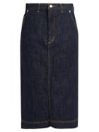 Muveil Bow-pockets Denim Skirt