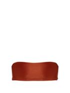 Matchesfashion.com Jade Swim - Bandeau Bikini Top - Womens - Dark Red