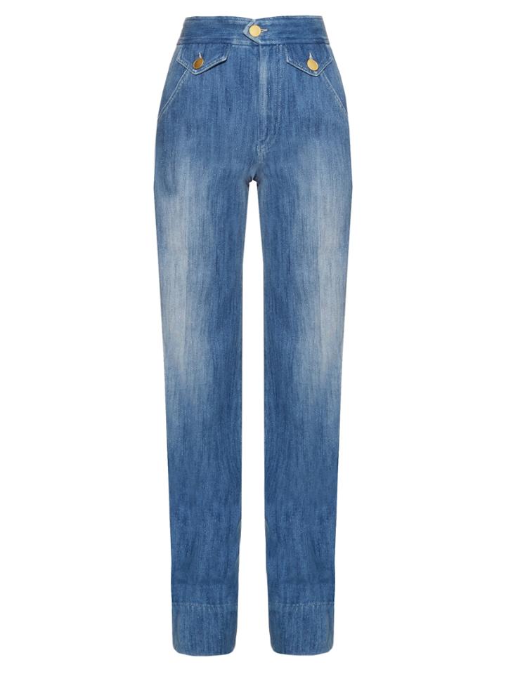 Isabel Marant Étoile Odessa High-rise Flared Jeans