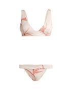 Matchesfashion.com Haight - Low Rise Triangle Bikini - Womens - Ivory Multi